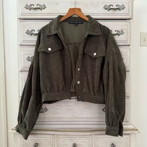 Vici Olive Corduroy Jacket